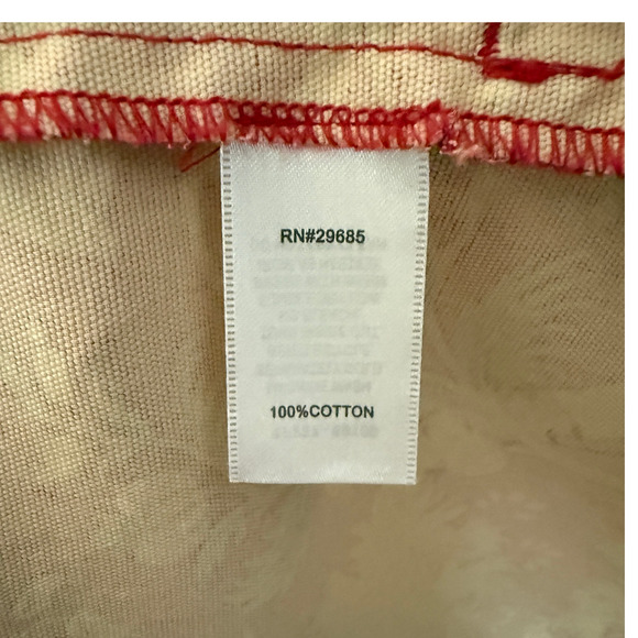 Pendleton Women's Blazer Jacket Red Floral Cotton size XL Boho Fall - Picture 6 of 6